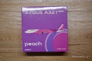 Phoenix 1:400 PH04431 Peach Aviation 乐桃航空 Airbus A321neo JA901P