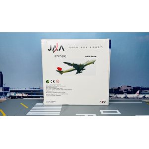 Japan Asia Airways 日本亚细亚航空 Boeing 747-200 JA8129  BB4-2004-30 Big Bird 1:400