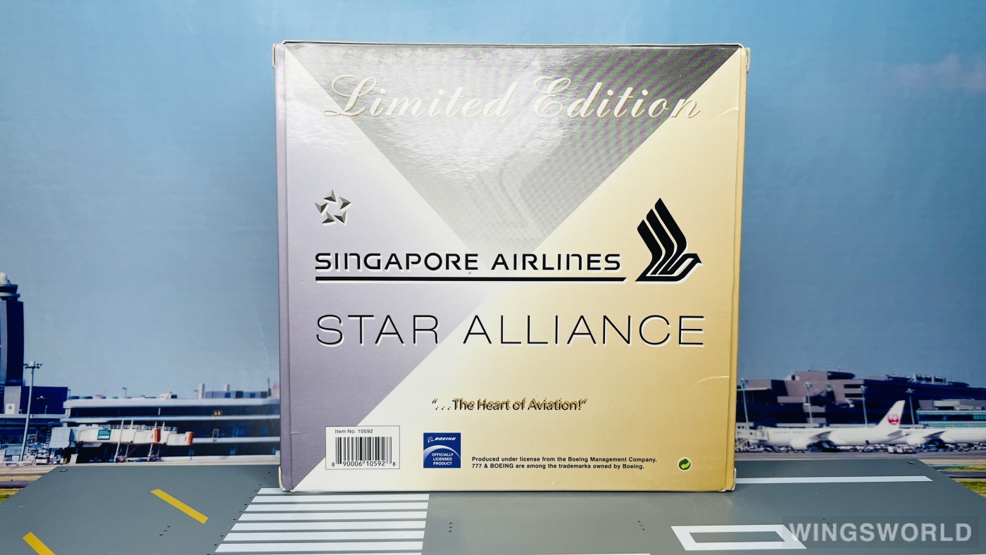Phoenix 1:400 PH10592 Singapore Airlines 新加坡航空 Boeing 777-200ER 9V-SRI