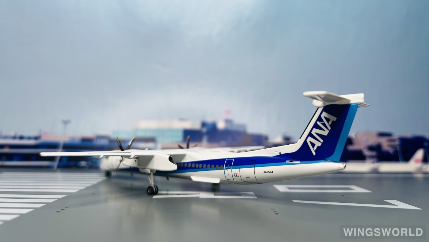 Hogan 1:200 DH28010 ANA 全日空 Bombardier Dash 8-400 JA854A