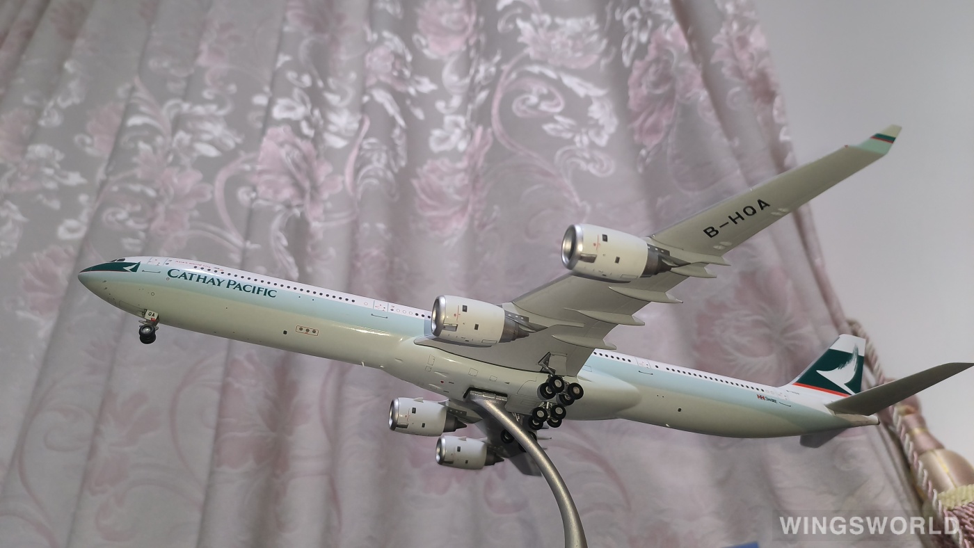 JC Wings 1:200 EW2346001 Cathay Pacific 国泰航空 Airbus A340-600 B-HQA