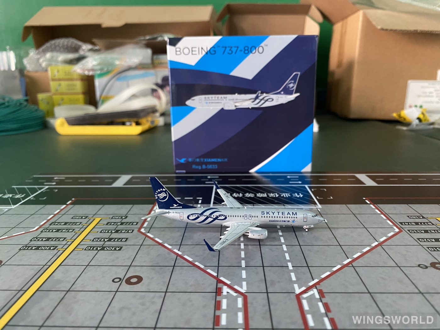 NGmodels 1:400 NG58208 XiamenAir 厦门航空 Boeing 737-800 B-5633