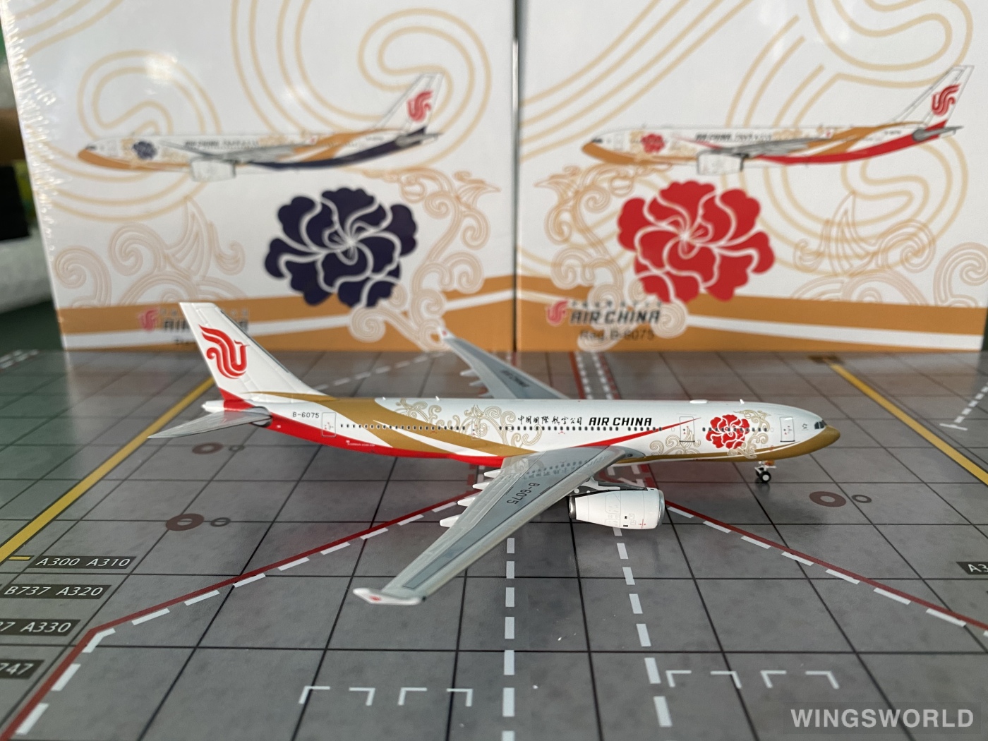 NGmodels 1:400 NG61066 Air China 中国国际航空 Airbus A330-200 B-6075