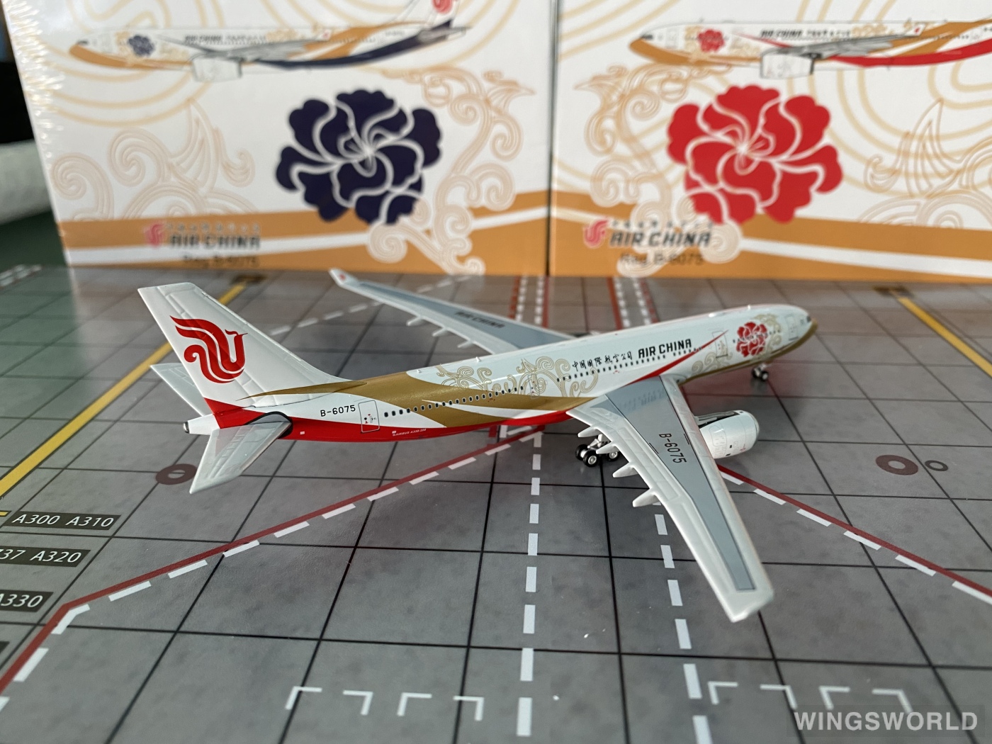 NGmodels 1:400 NG61066 Air China 中国国际航空 Airbus A330-200 B-6075