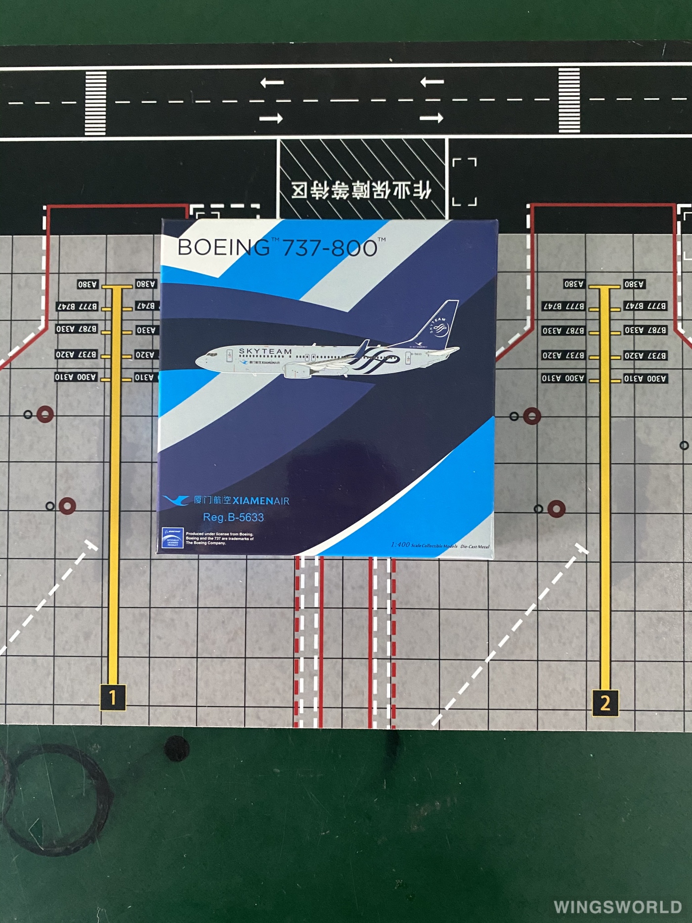 NGmodels 1:400 NG58208 XiamenAir 厦门航空 Boeing 737-800 B-5633