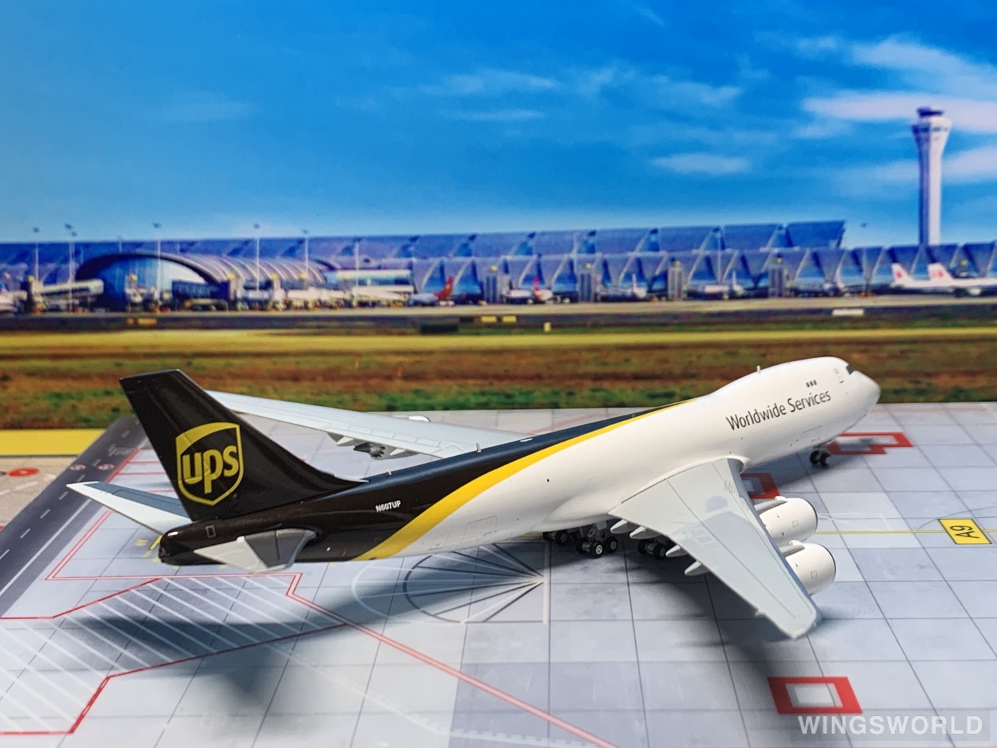 Geminijets 1:400 GJUPS1990 UPS 联合包裹公司 Boeing 747-8F N607UP