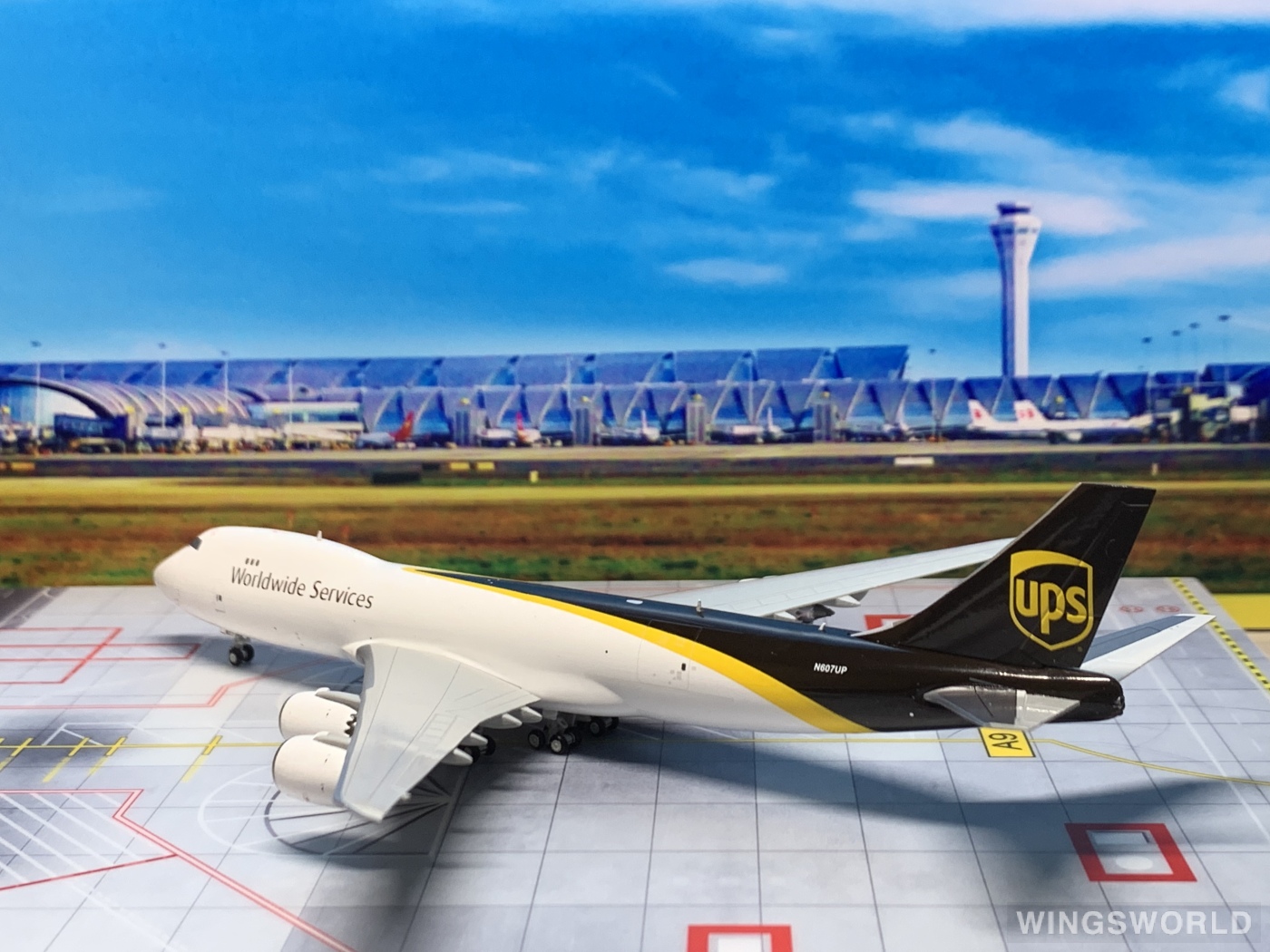 Geminijets 1:400 GJUPS1990 UPS 联合包裹公司 Boeing 747-8F N607UP