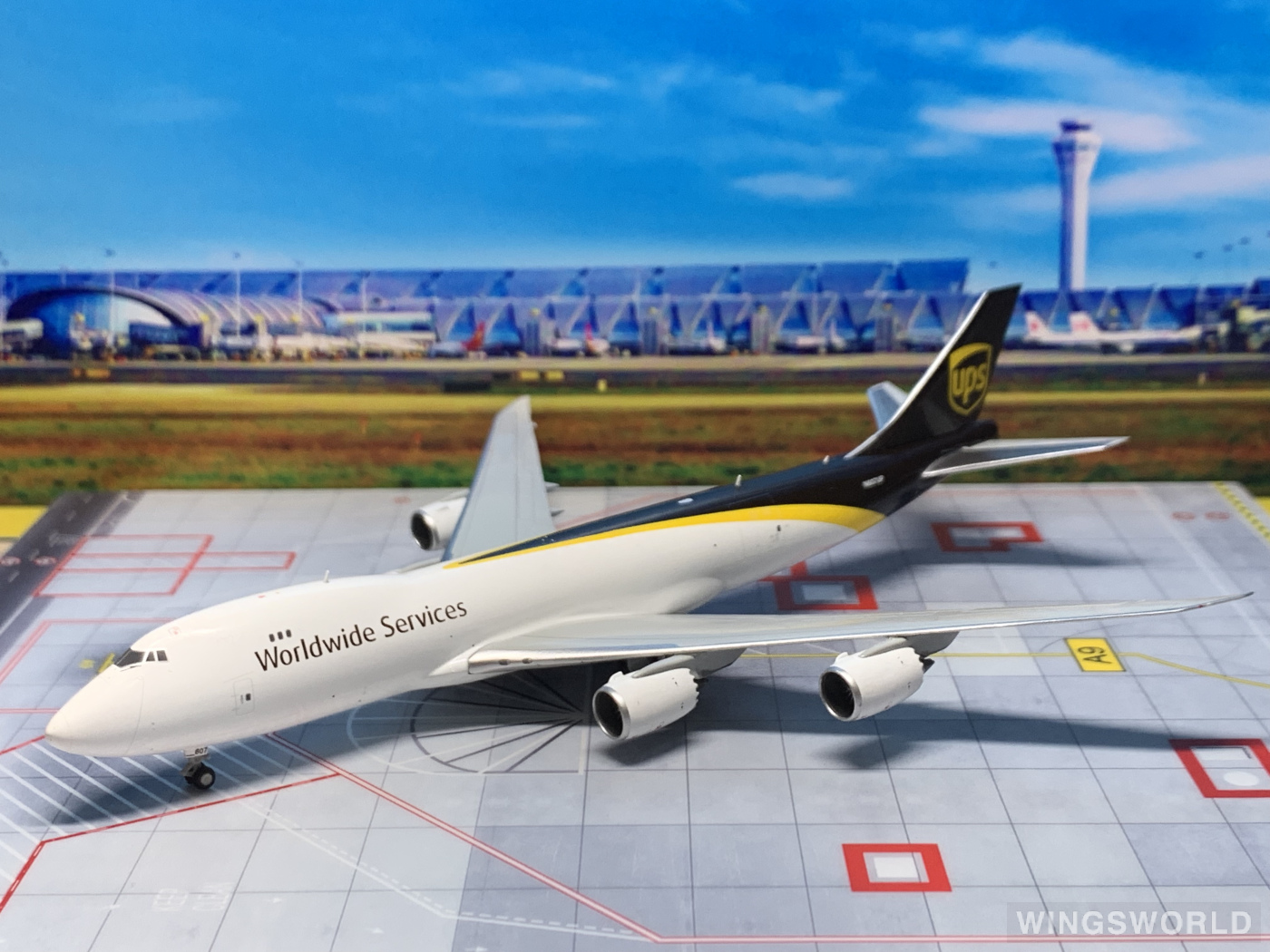 Geminijets 1:400 GJUPS1990 UPS 联合包裹公司 Boeing 747-8F N607UP