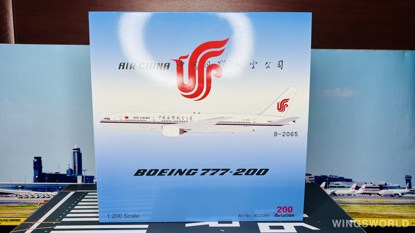 Aviation200 1:200 AV2089 Air China 中国国际航空 Boeing 777-200 B-2065