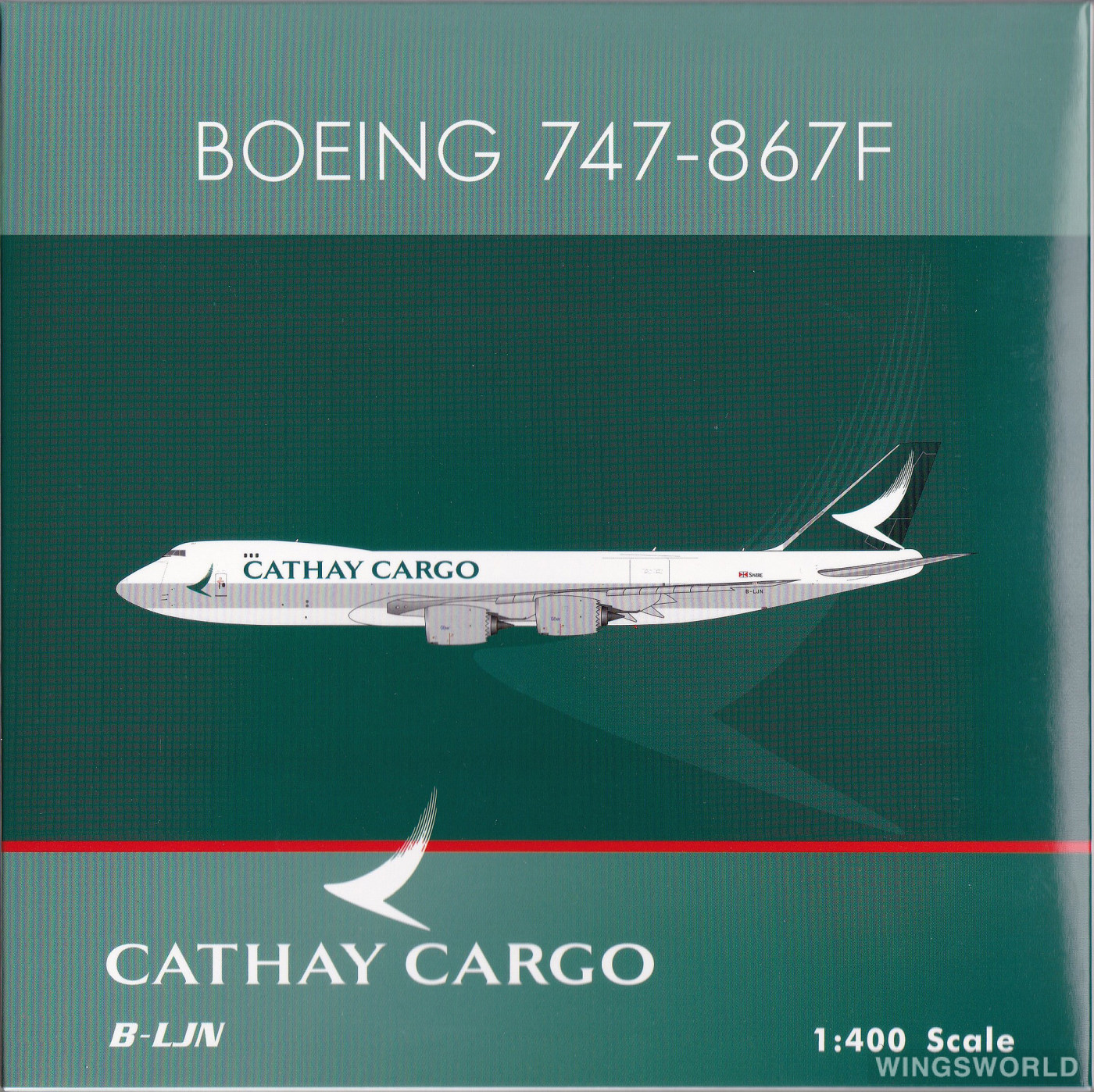 Phoenix 1:400 PH04575 Cathay Pacific 国泰航空 Boeing 747-8F B-LJN