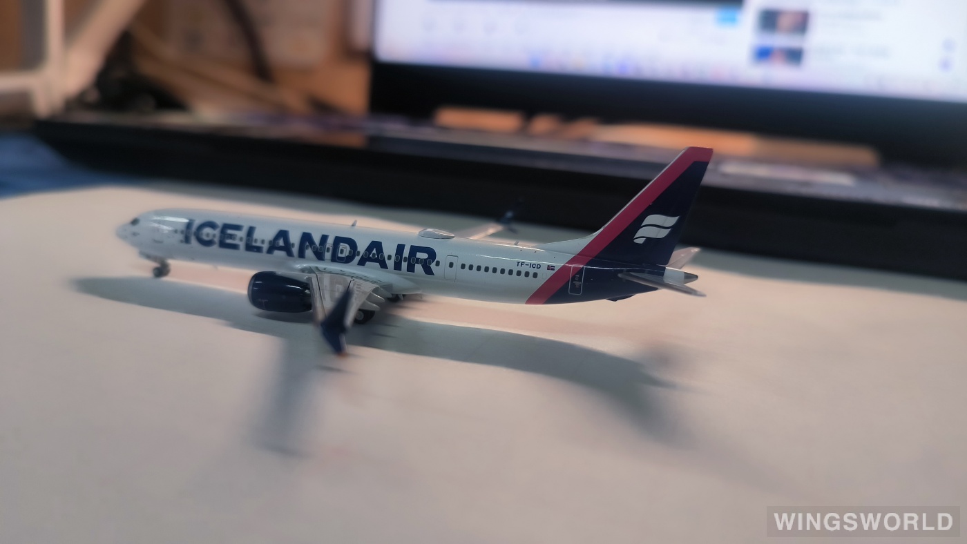 NGmodels 1:400 NG89008 Icelandair 冰岛航空 Boeing 737 MAX 9 TF-ICD