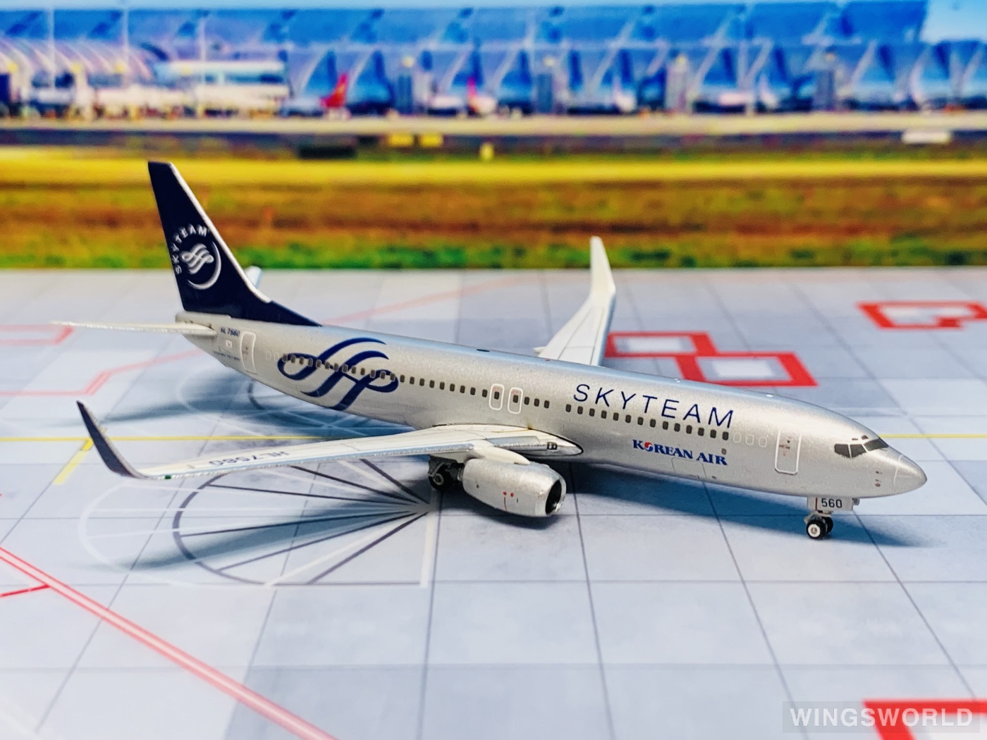 Phoenix 1:400 PH10616 Korean Air 大韩航空 Boeing 737-800 HL7560