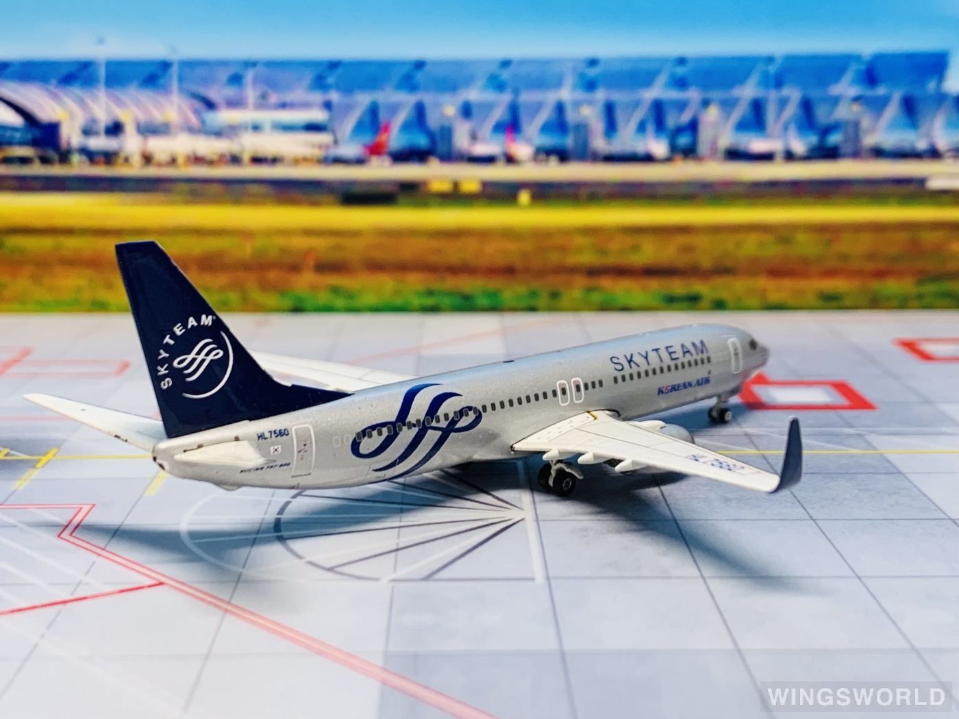 Phoenix 1:400 PH10616 Korean Air 大韩航空 Boeing 737-800 HL7560