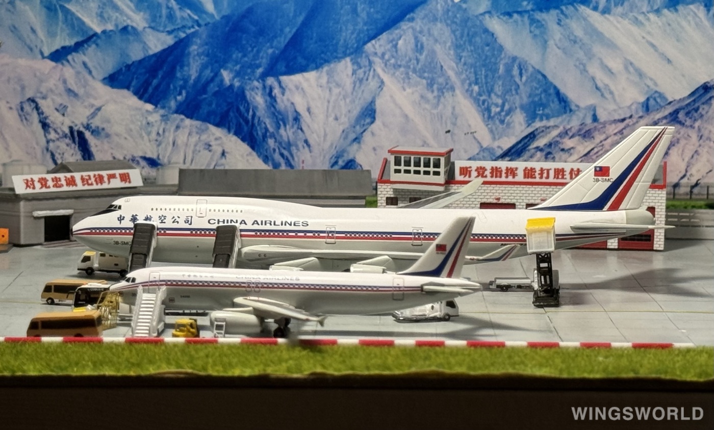 Dragon Models 1:400 55330 China Airlines 中华航空 Airbus A320 3B-RGZ