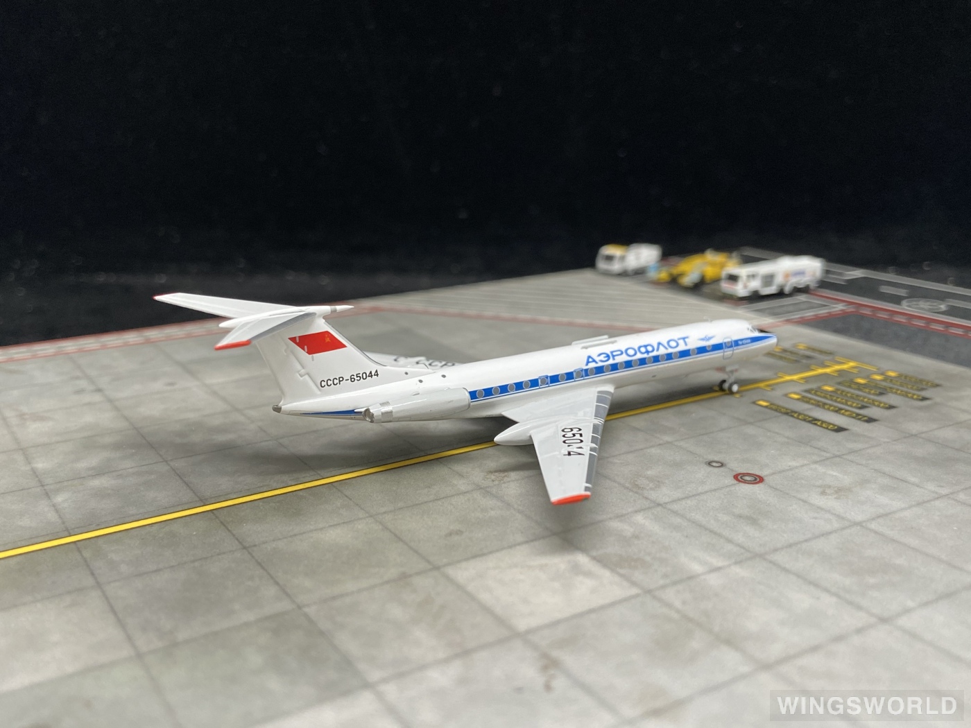 Pandamodel 1:400 PM202108 Aeroflot 俄罗斯航空 Tupolev TU-134 CCCP-65044