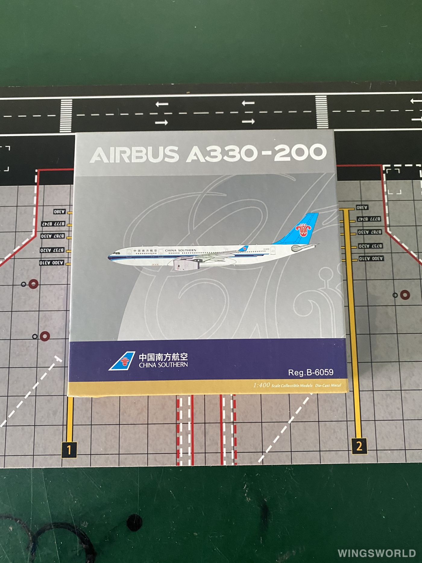 NGmodels 1:400 NG61072 China Southern 中国南方航空 Airbus A330-200 B-6059