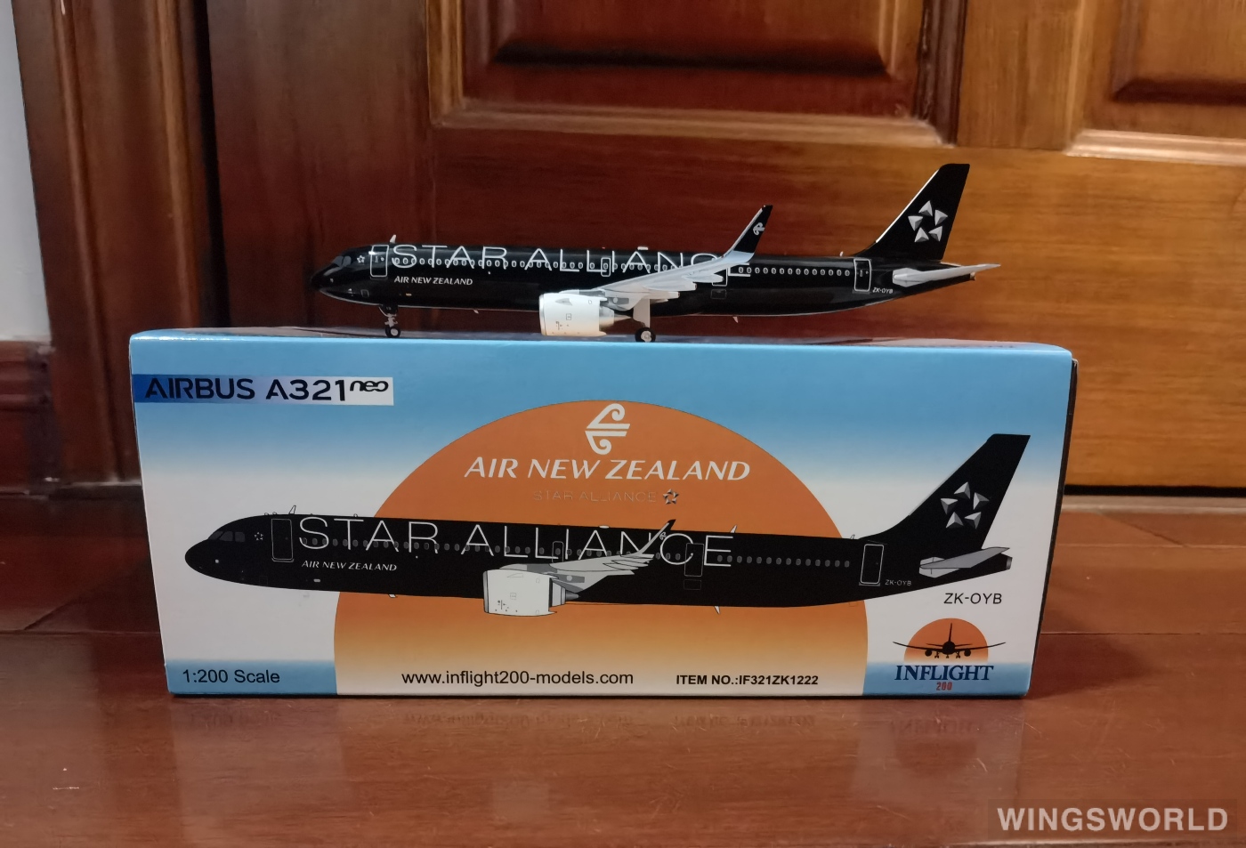 Inflight200 1:200 IF321ZK1222 Air New Zealand 新西兰航空 Airbus A321neo ZK-OYB