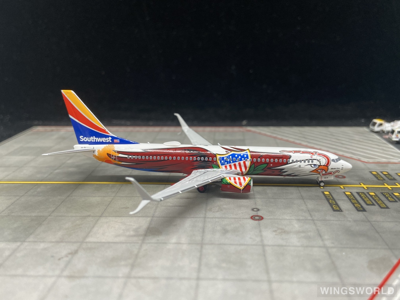 NGmodels 1:400 NG58161 Southwest Airlines 美国西南航空 Boeing 737-800 N8619F