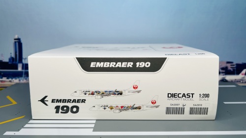 JC Wings 1:200 Embraer ERJ-190 J-AIR SA2007 JA252J 图片和