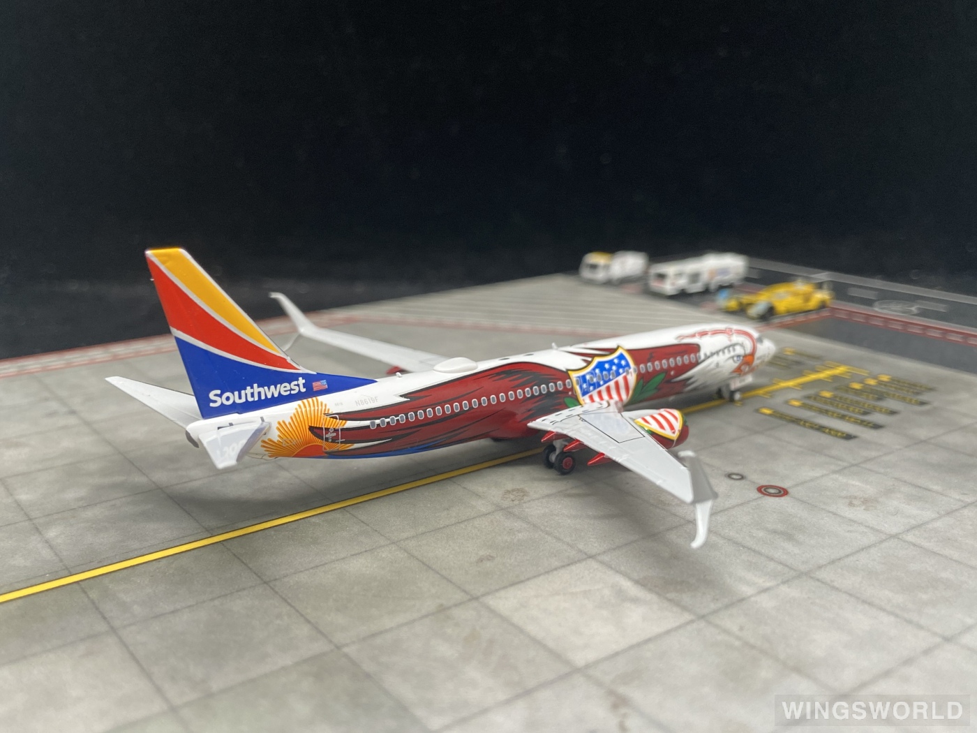 NGmodels 1:400 NG58161 Southwest Airlines 美国西南航空 Boeing 737-800 N8619F