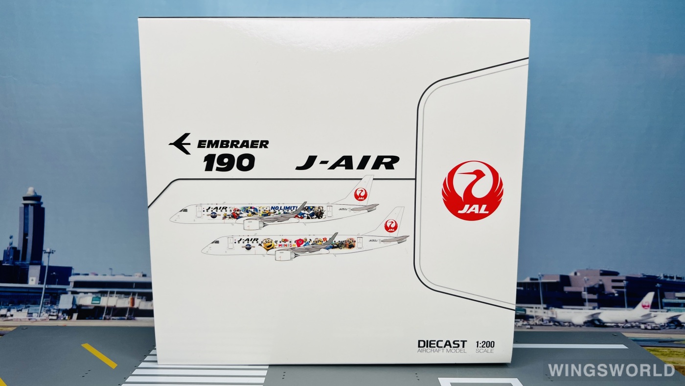 JC Wings 1:200 SA2007 J-AIR Embraer ERJ-190 JA252J