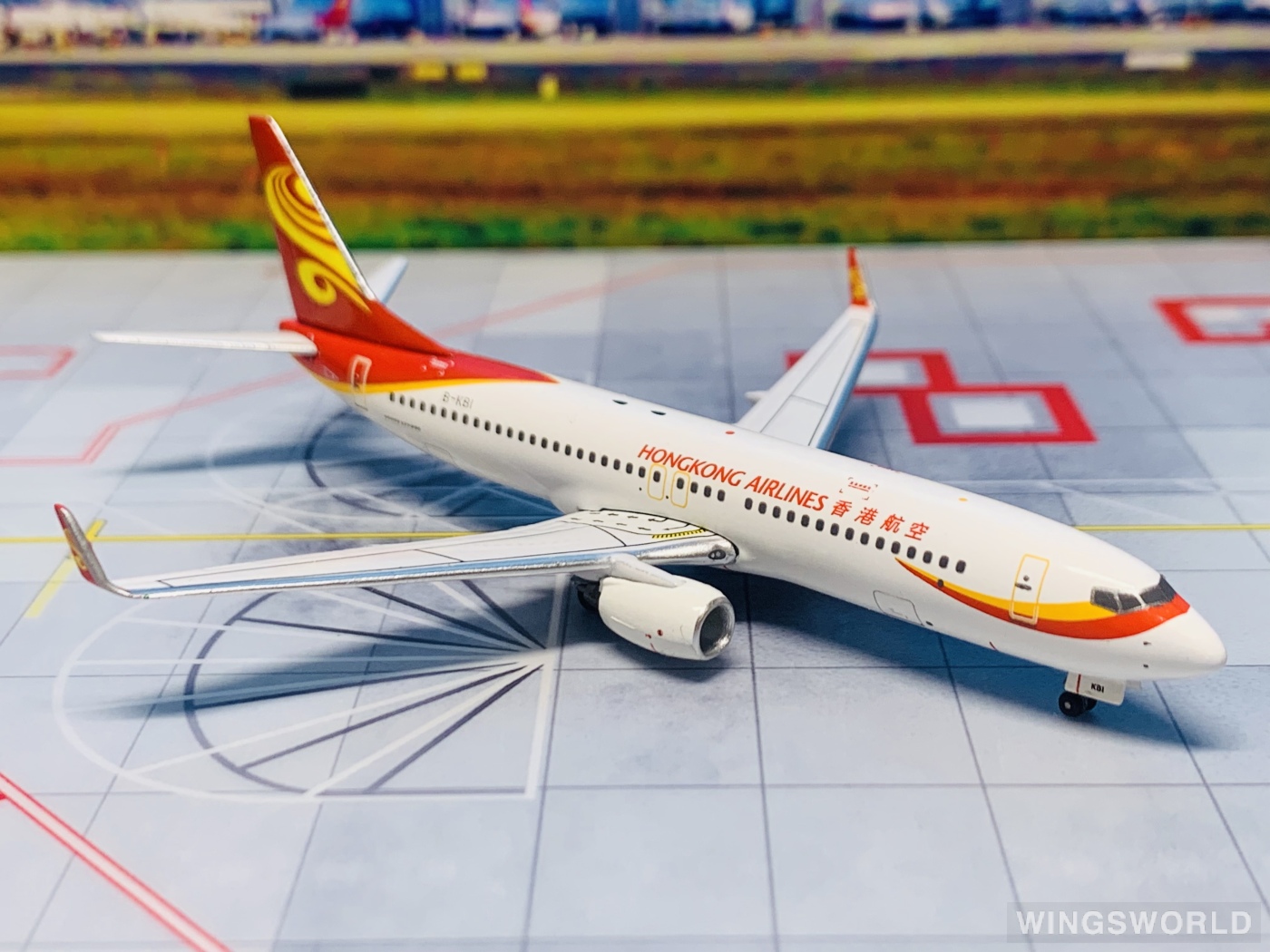 Witty 1:400 WT4738004 Hong Kong Airlines 香港航空 Boeing 737-800 B-KBI