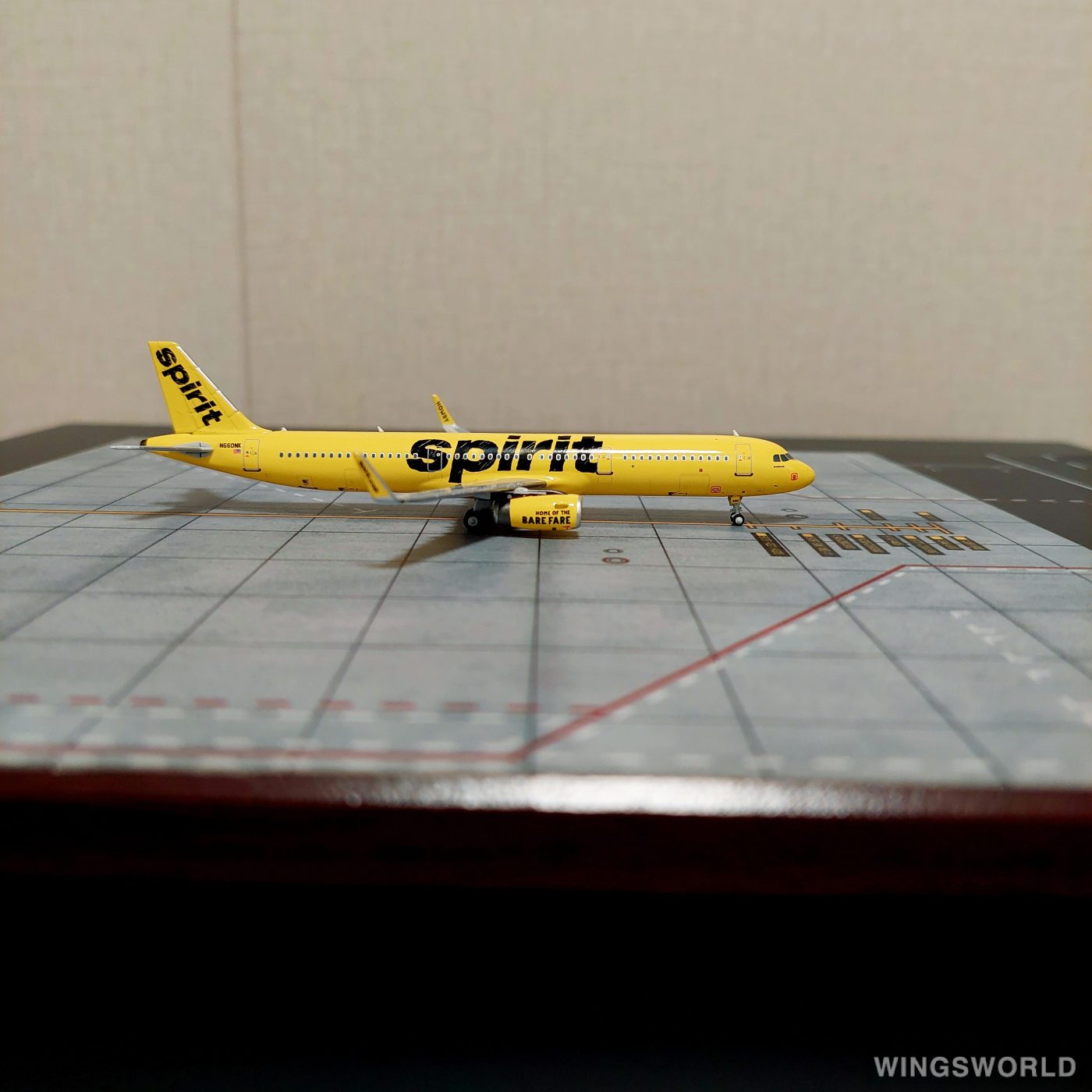 NGmodels 1:400 NG13100 Spirit Airlines 精神航空 Airbus A321 N660NK