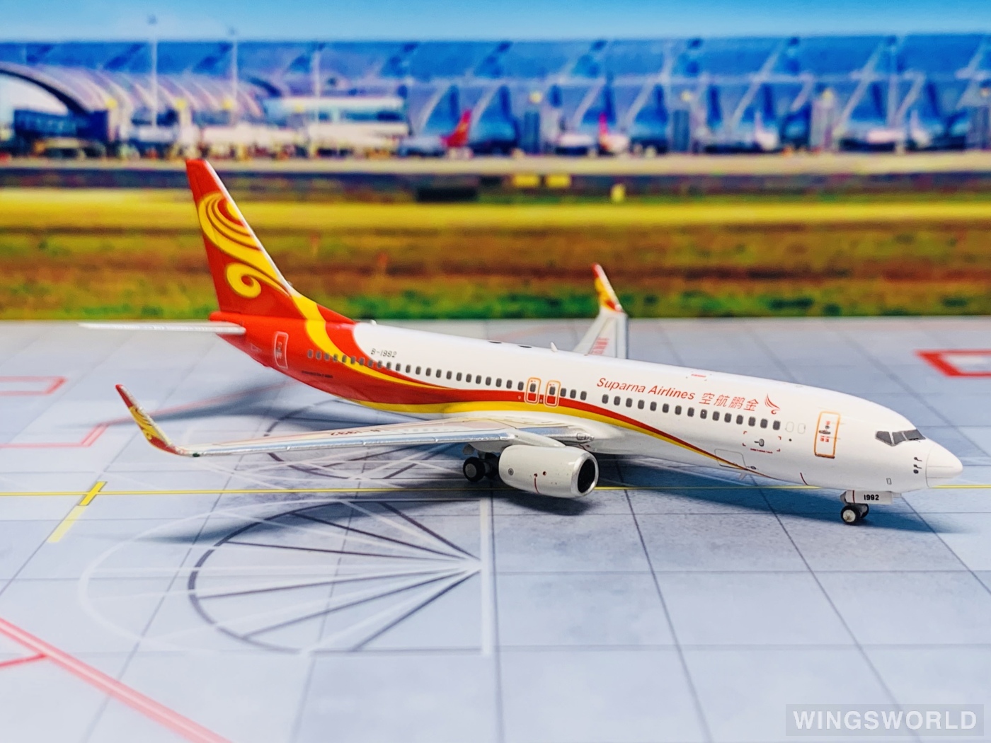 NGmodels 1:400 NG58069 Suparna Airlines 金鹏航空 Boeing 737-800 B-1992