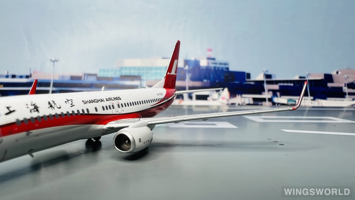 NGmodels 1:400 NG58180 Shanghai Airlines 上海航空 Boeing 737-800 B-5722