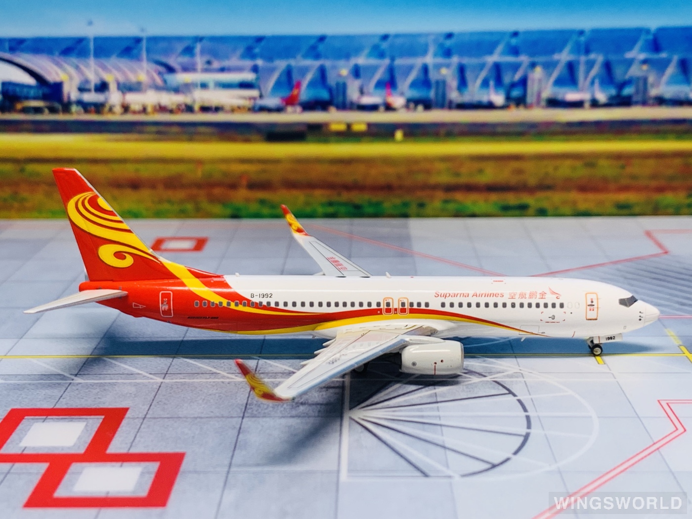 NGmodels 1:400 NG58069 Suparna Airlines 金鹏航空 Boeing 737-800 B-1992