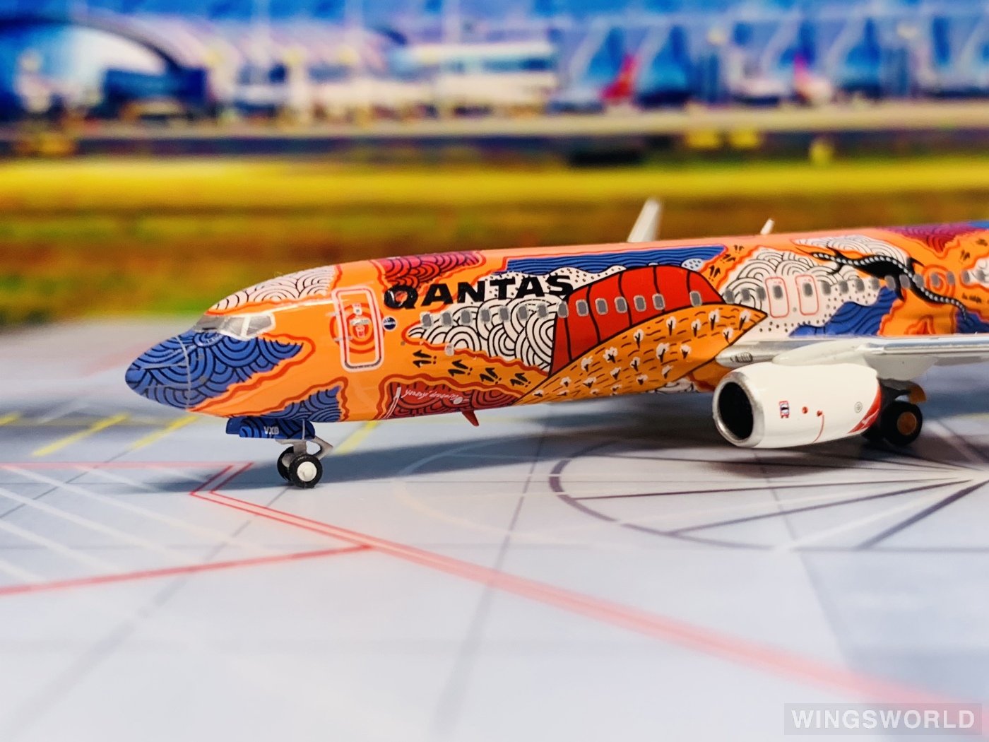 NGmodels 1:400 NGB7380001A Qantas 澳洲航空 Boeing 737-800 VH-VXB