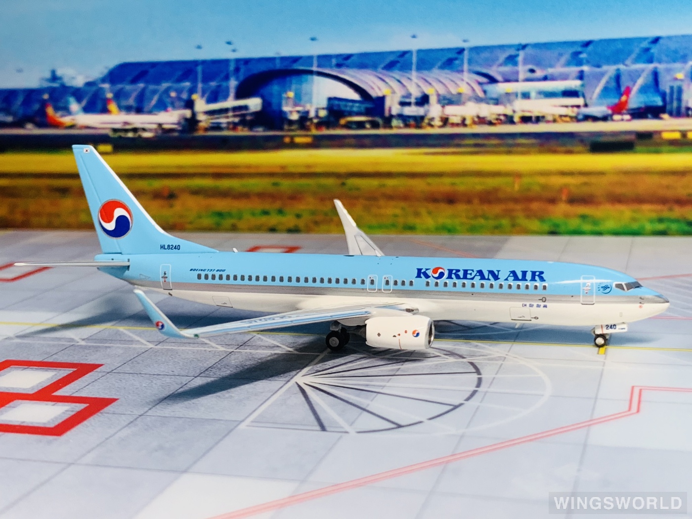 NGmodels 1:400 NG58149 Korean Air 大韩航空 Boeing 737-800 HL8240