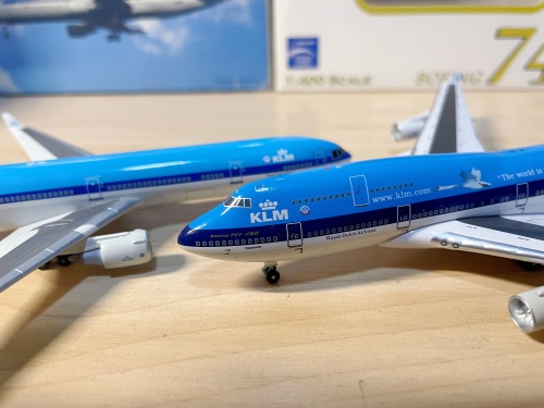 KLM 荷兰皇家航空 Boeing 747-400 PH-BFV  HC-022c AeroClassics 1:400