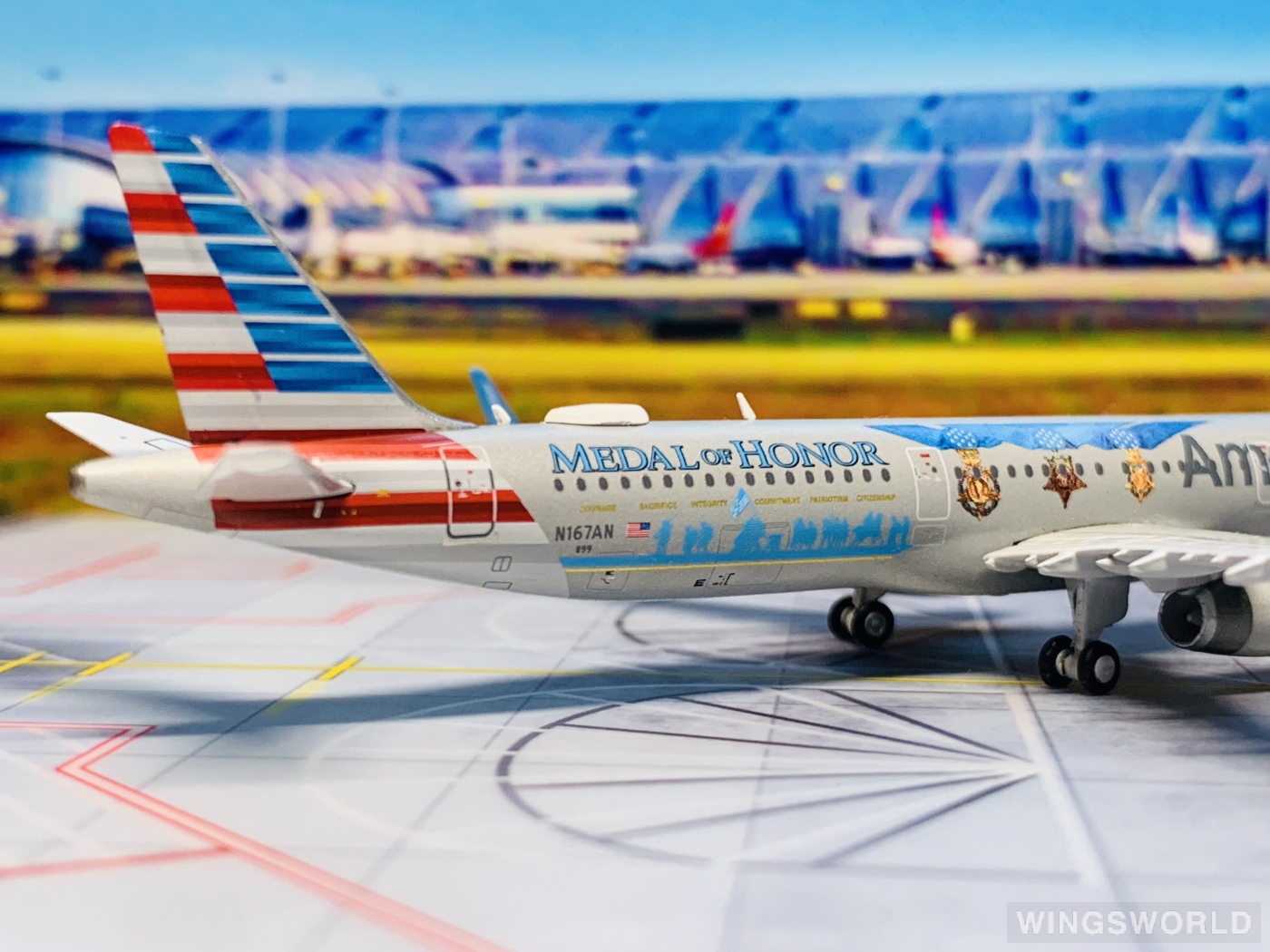 Geminijets 1:400 GJAAL2139 American Airlines 美国航空 Airbus A321 N167AN