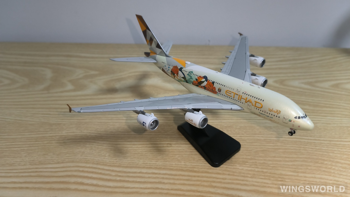 JC Wings 1:400 XX4278 Etihad Airways 阿提哈德航空 Airbus A380-800 A6-APD