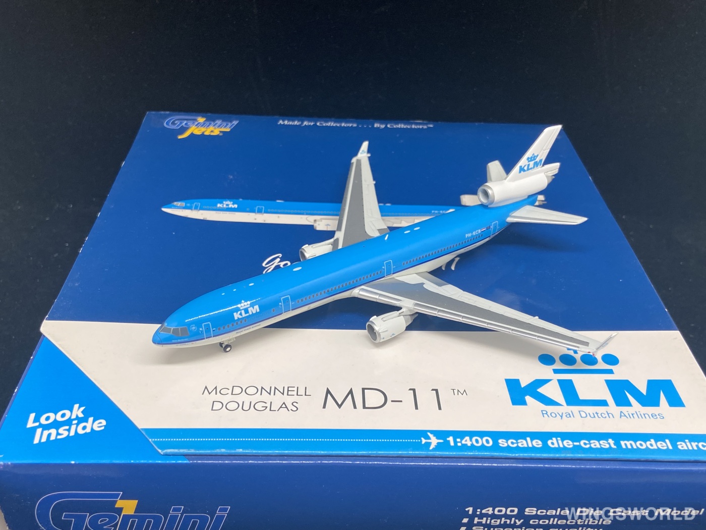 Geminijets 1:400 GJKLM1271 KLM 荷兰皇家航空 McDonnell Douglas MD-11 PH-KCB