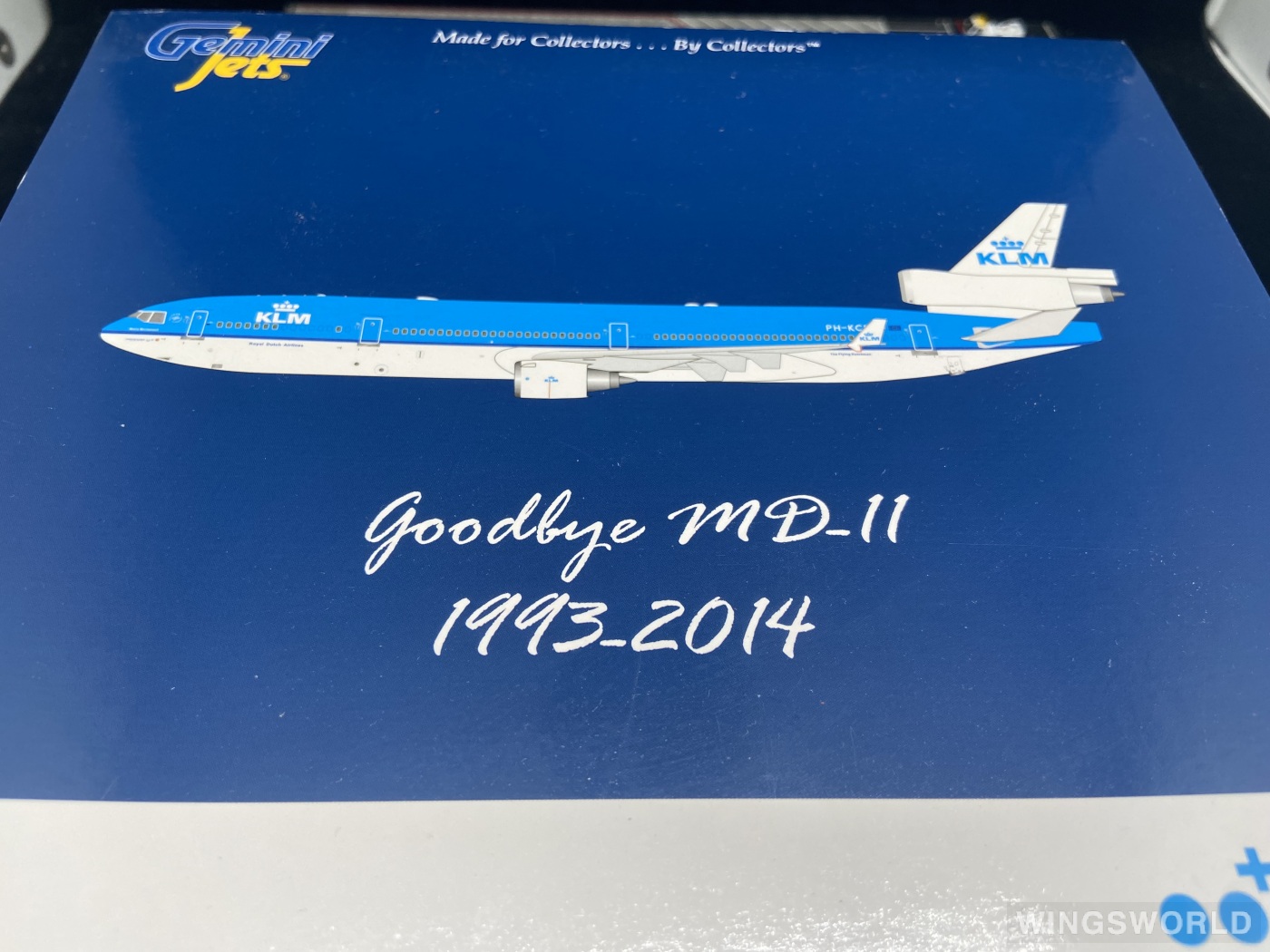 Geminijets 1:400 GJKLM1271 KLM 荷兰皇家航空 McDonnell Douglas MD-11 PH-KCB