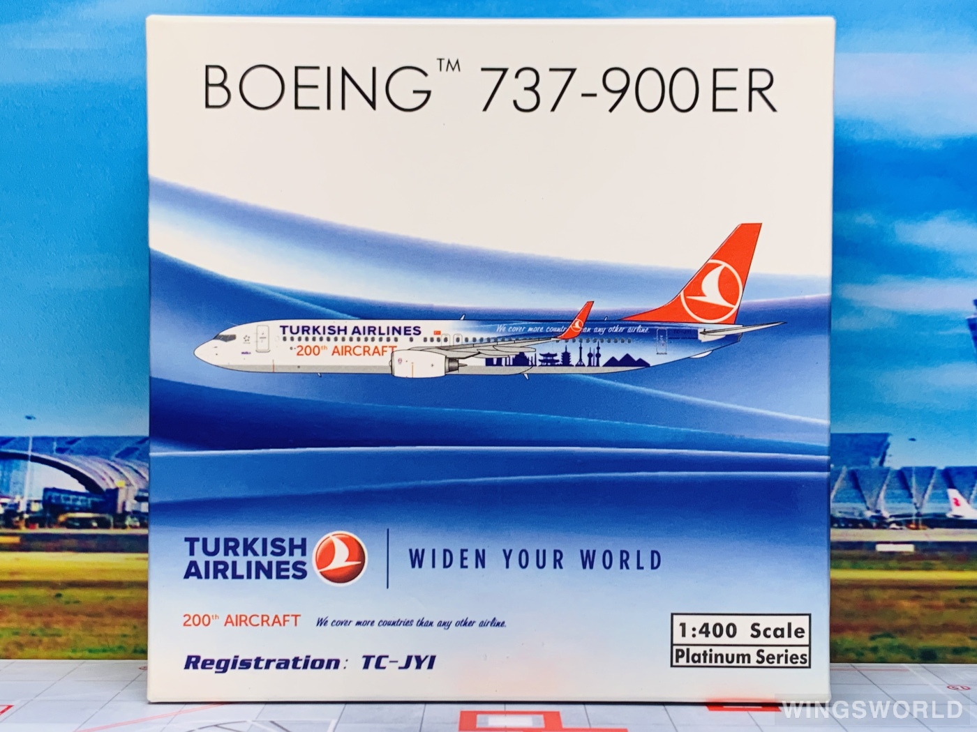Phoenix 1:400 PH11169 Turkish Airlines 土耳其航空 Boeing 737-900 TC-JYI