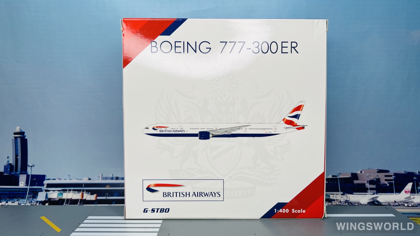 Phoenix 1:400 PH04551 British Airways 英国航空 Boeing 777-300ER G-STBO