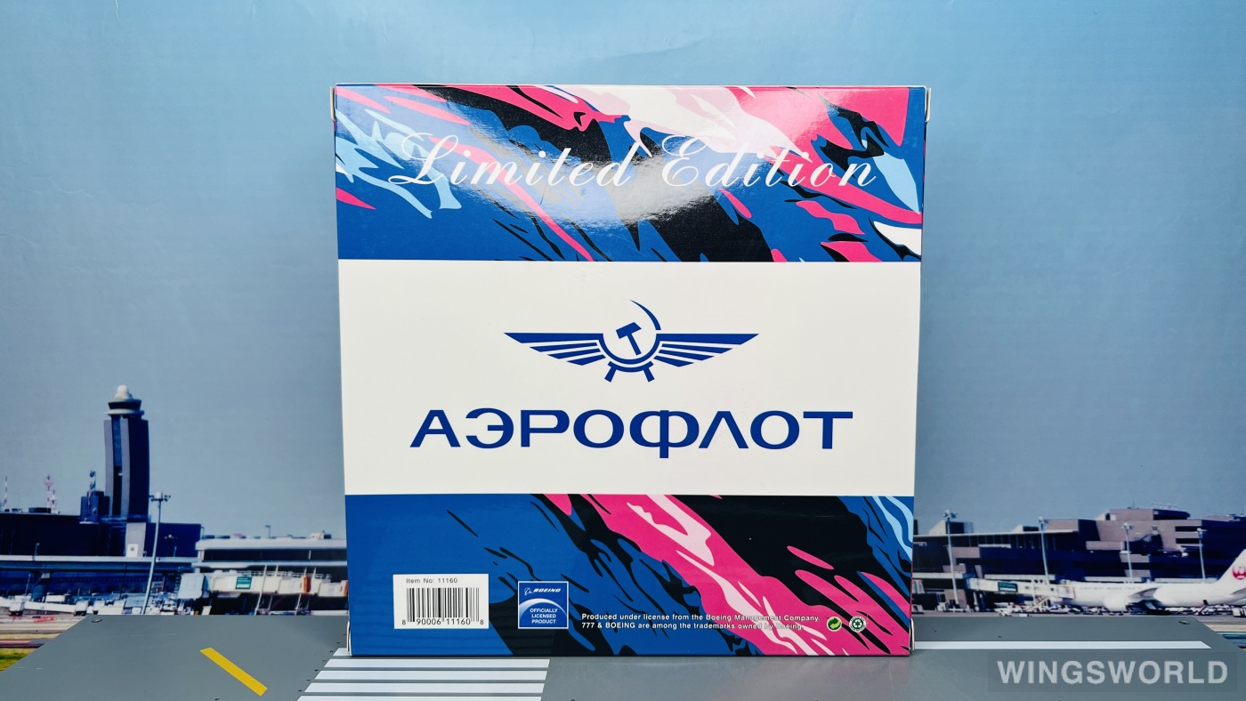 Phoenix 1:400 PH11160 Aeroflot 俄罗斯航空 Boeing 777-200 VP-BAS