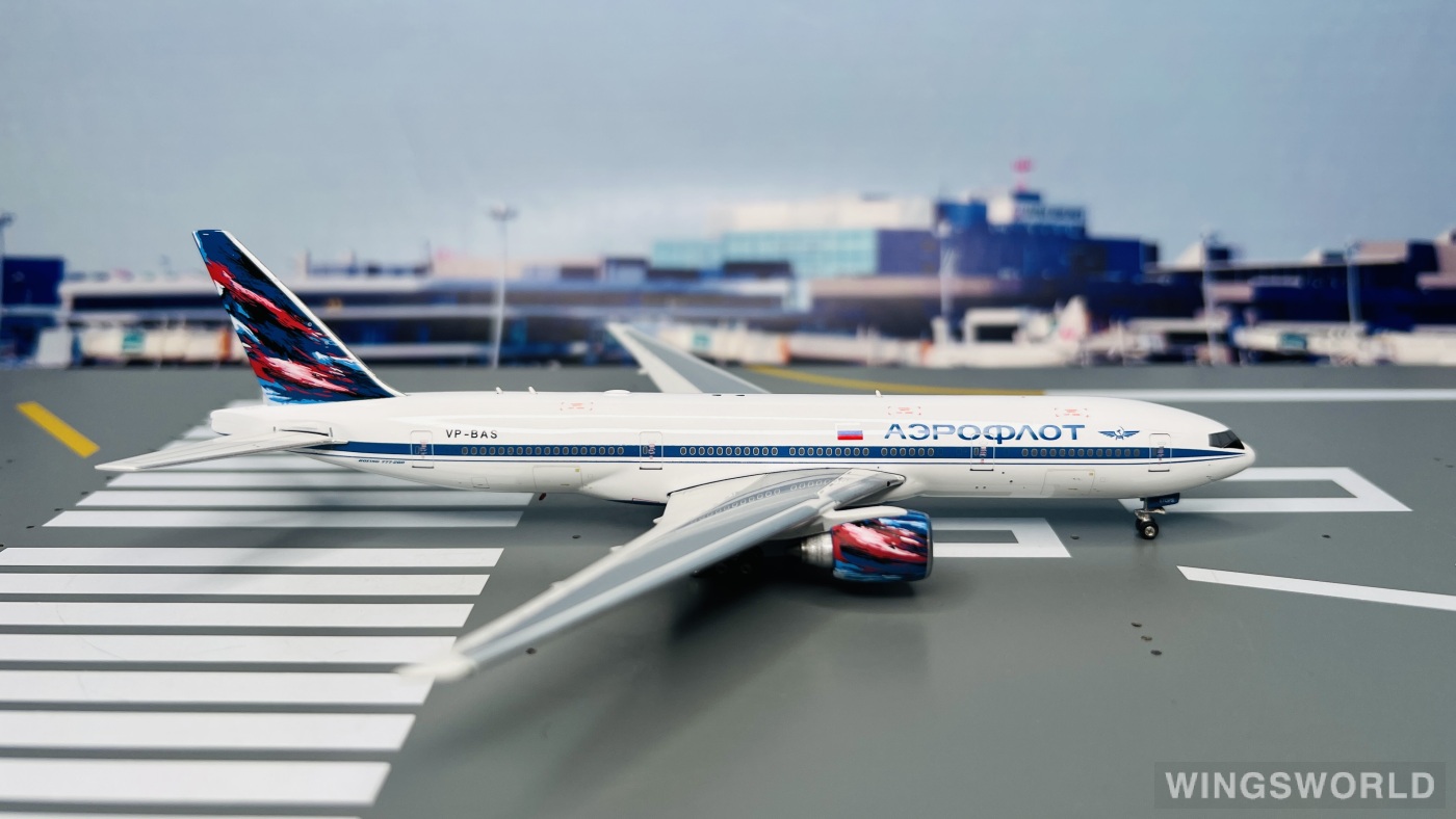 Phoenix 1:400 PH11160 Aeroflot 俄罗斯航空 Boeing 777-200 VP-BAS