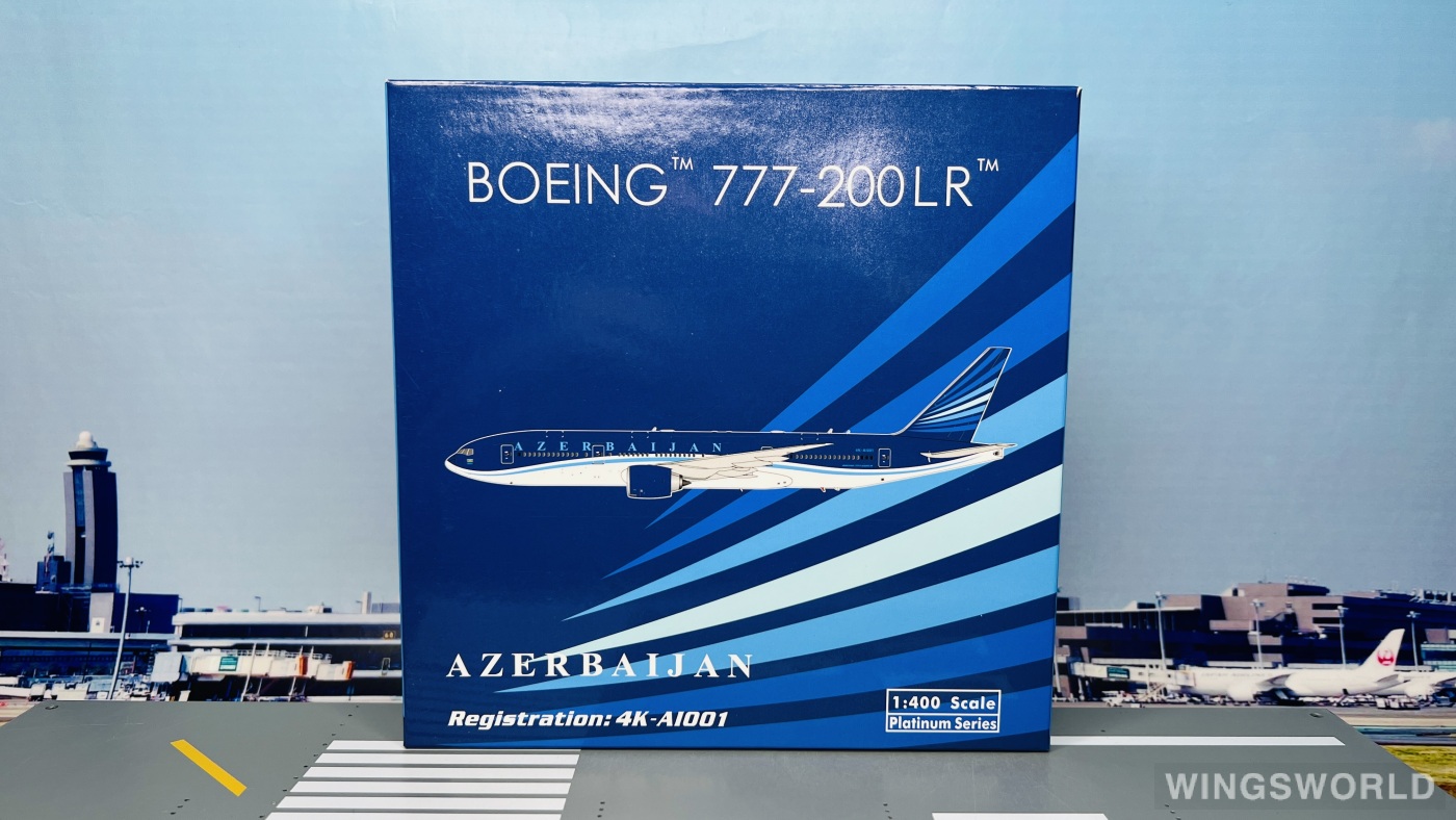 Phoenix 1:400 PH11599 Azerbaijan Airlines 阿塞拜疆航空 Boeing 777-200LR 4K-AI001