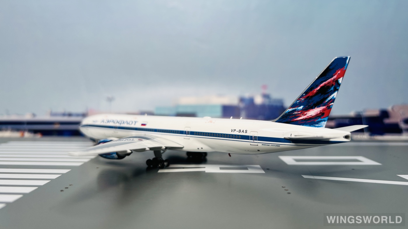 Phoenix 1:400 PH11160 Aeroflot 俄罗斯航空 Boeing 777-200 VP-BAS