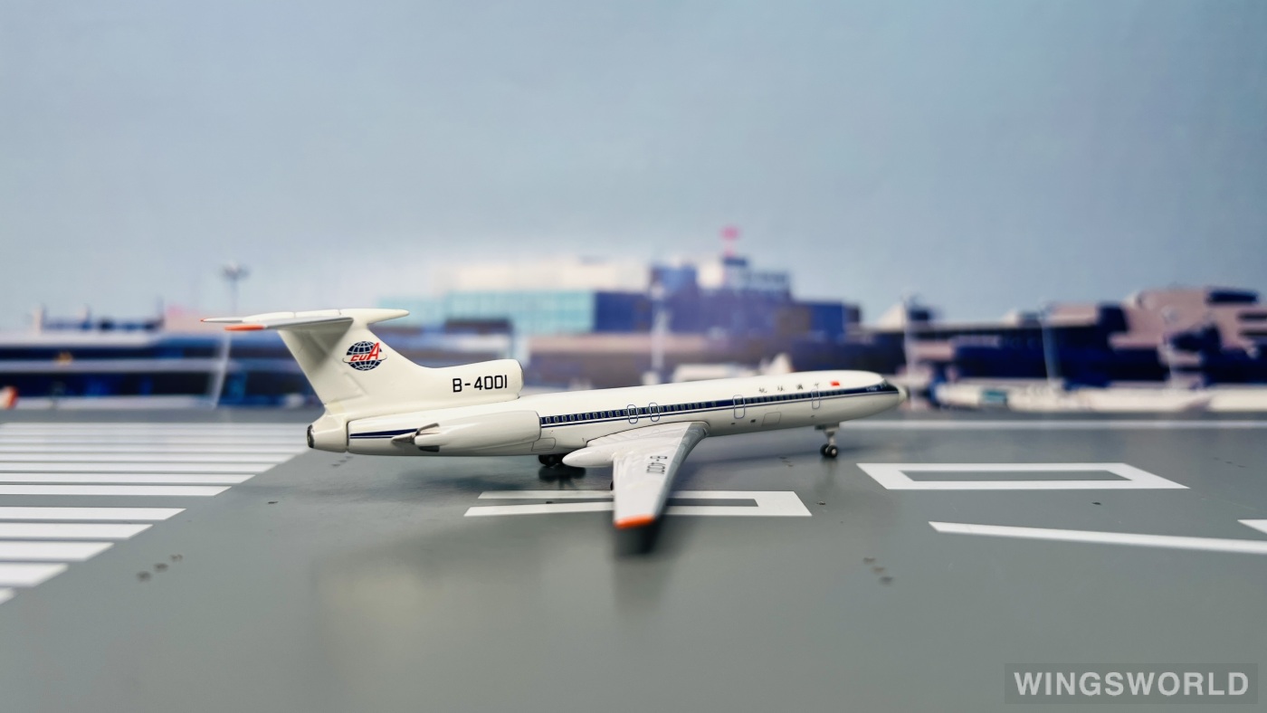 AeroClassics 1:400 ACB4001 China United Airlines 中国联合航空 Tupolev Tu-154 B-4001