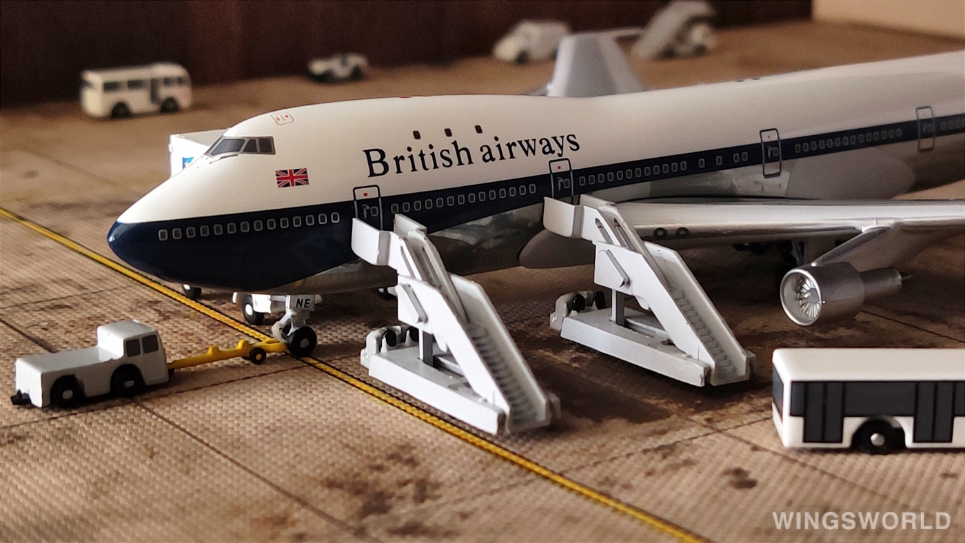 Big Bird 1:400 Boeing 747-100 British Airways 英国航空BB4