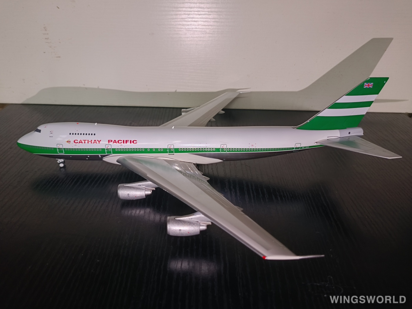 WB Models 1:200 WB-747-2-028P Cathay Pacific 国泰航空 Boeing 747-200 VR-HIA