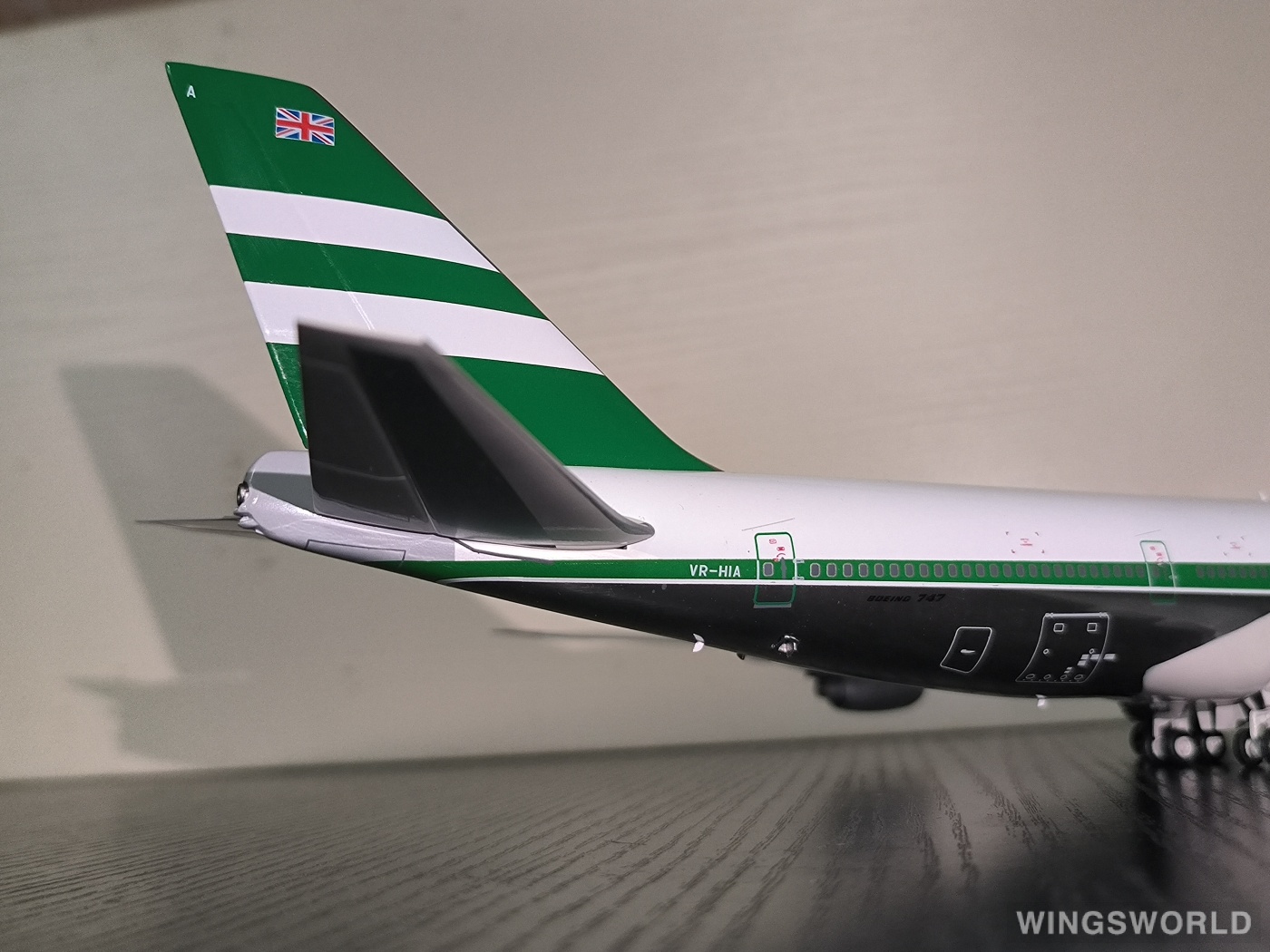 WB Models 1:200 WB-747-2-028P Cathay Pacific 国泰航空 Boeing 747-200 VR-HIA