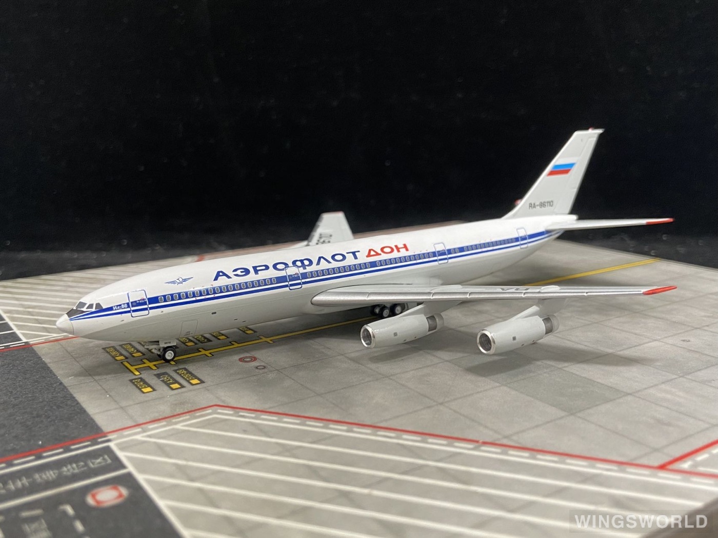 JC Wings 1:400 XX40091 Aeroflot 俄罗斯航空 Ilyushin Il-86 RA-86110