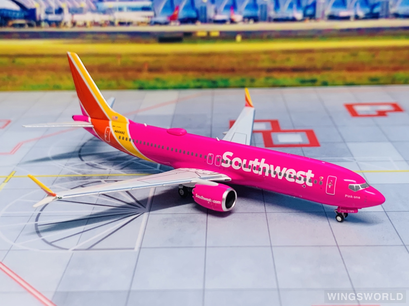 NGmodels 1:400 NG88015 Southwest Airlines 美国西南航空 Boeing 737 MAX 8 N8888Q