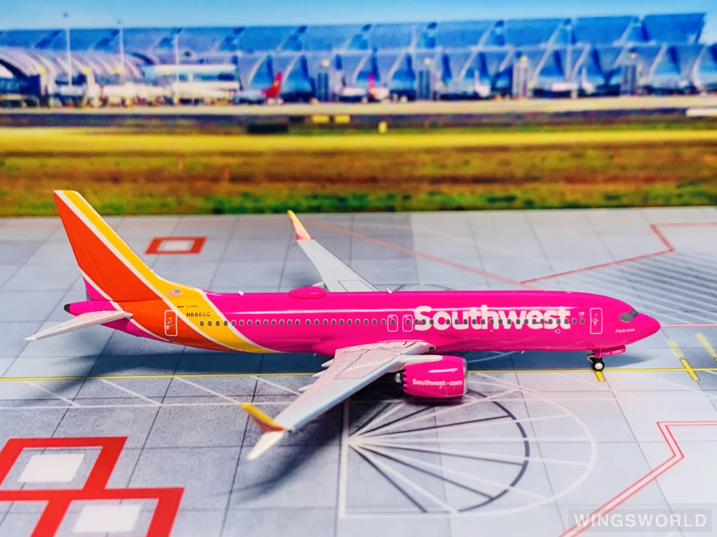 NGmodels 1:400 NG88015 Southwest Airlines 美国西南航空 Boeing 737 MAX 8 N8888Q